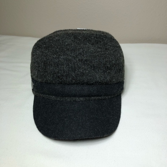 David & Young Cadet Cap Unisex One Size Dark Gray Elastic Band Back Lined Hat - Picture 4 of 12